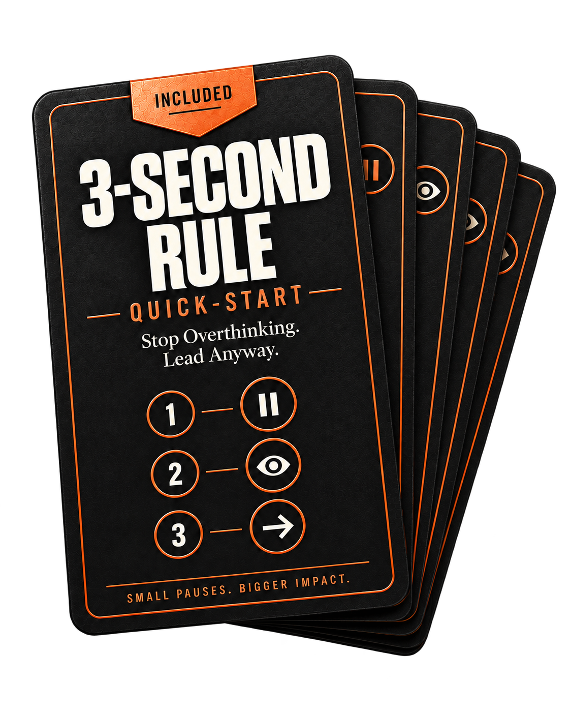 The 3-Second Rule Quick-Start companion resource mockup